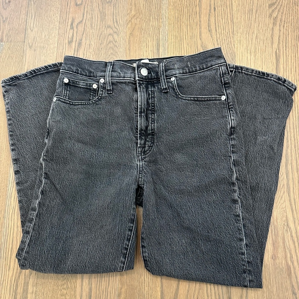 Madewell Black Relaxed Jeans with Classic Fit